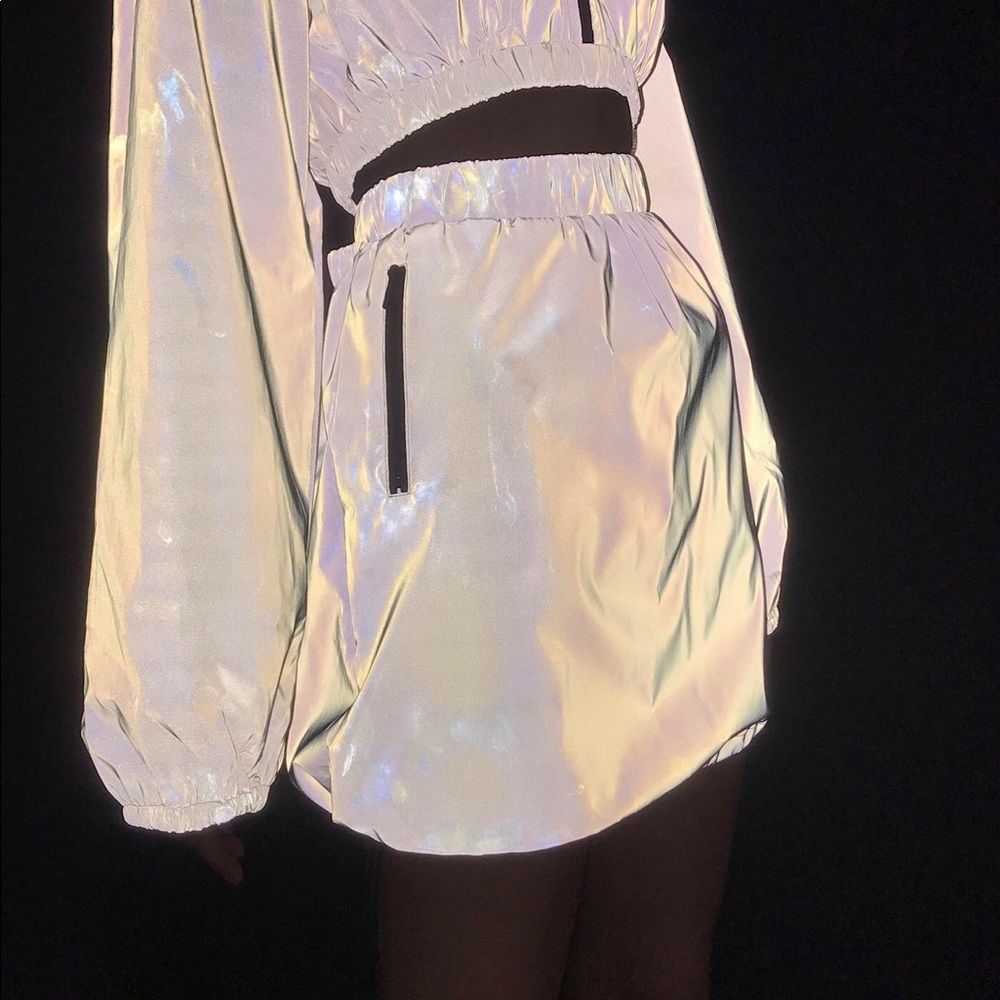 Reflective Dolls Kill Skirt